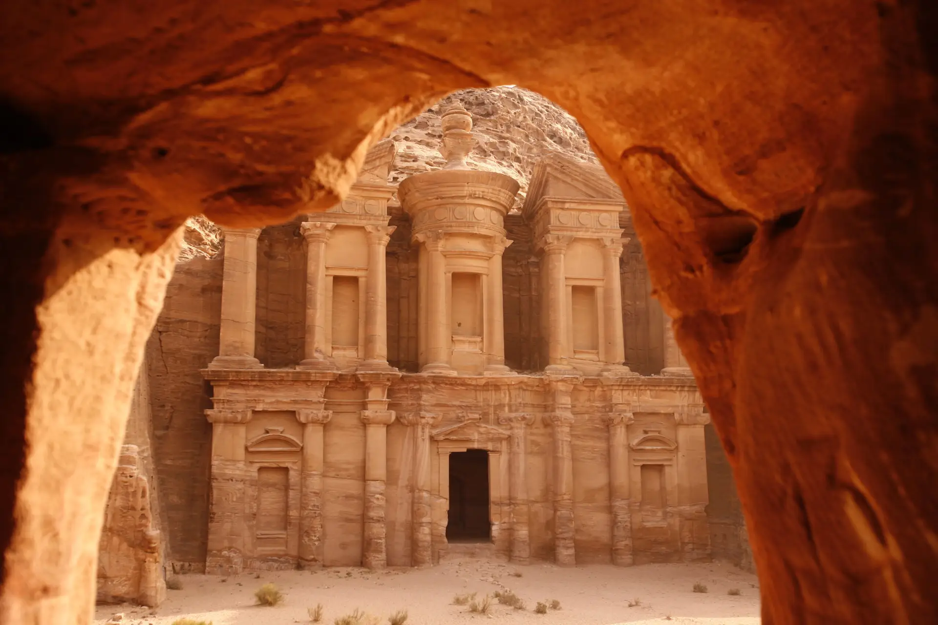 jordan petra monastery ad deir scaled