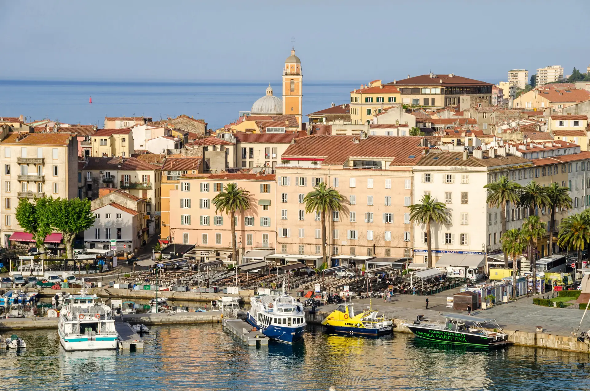 Charming coastal life in Ajaccio, blending history, culture, and seaside elegance